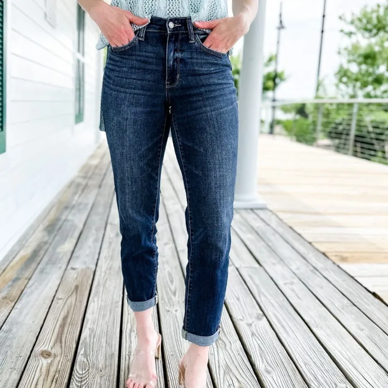 Judy Cuffed Stretchable Jeans