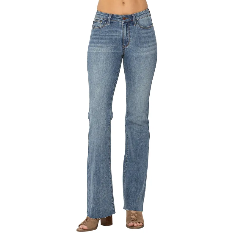 Judy Mid Rise Tummy Tuck Bootcut Jeans