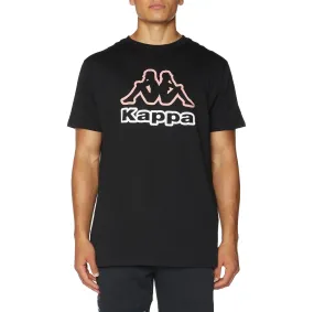 KAPPA Logo Ostesso T-Shirt - Jet Black