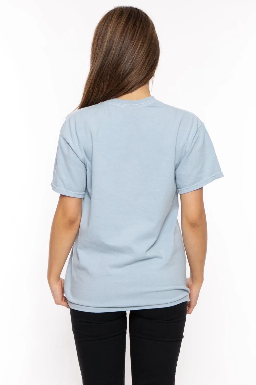 Looking Good - Bobby Jack Garment-Dyed Boyfriend T-Shirt - Blue