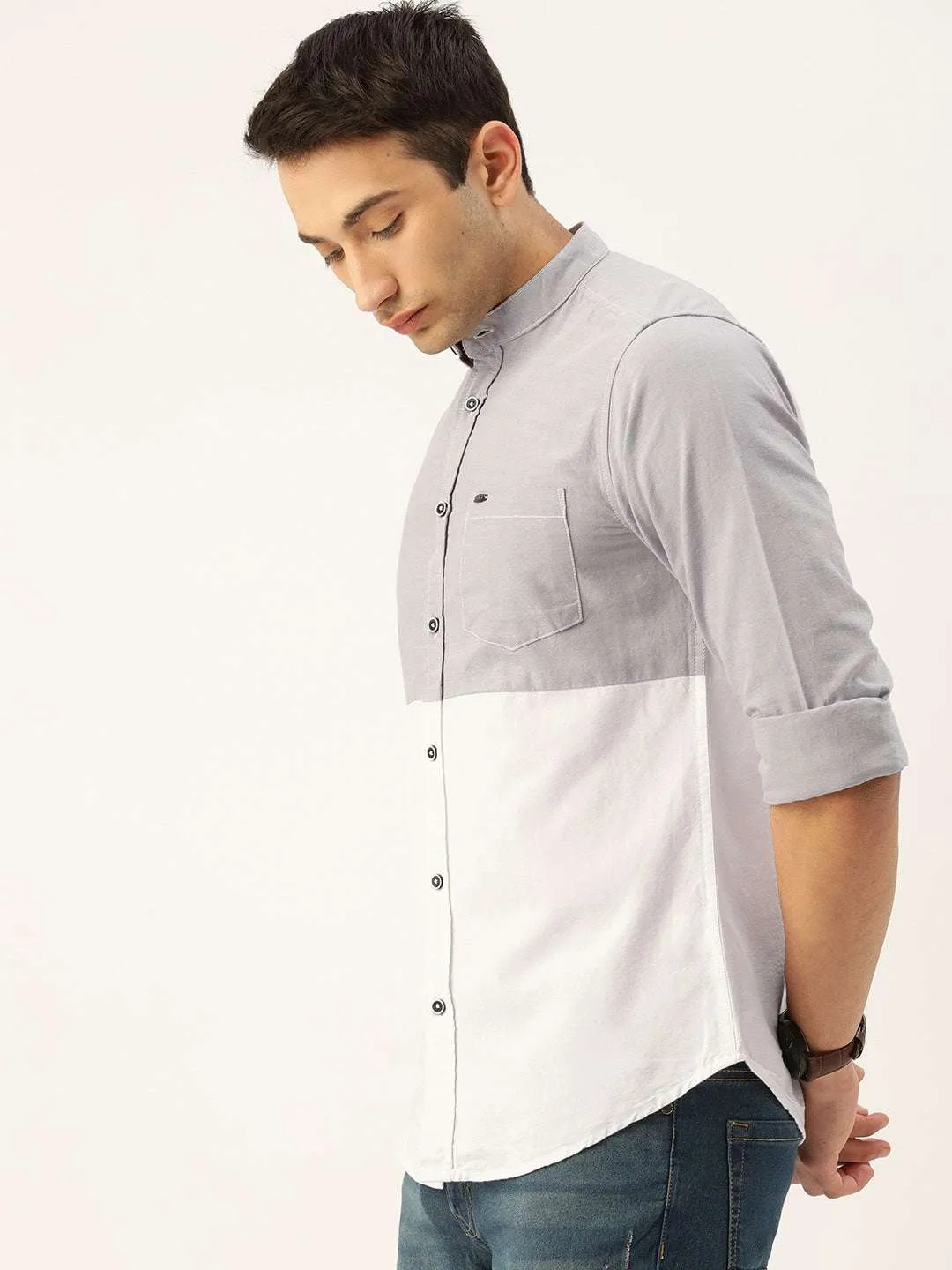 Men Block Shirt