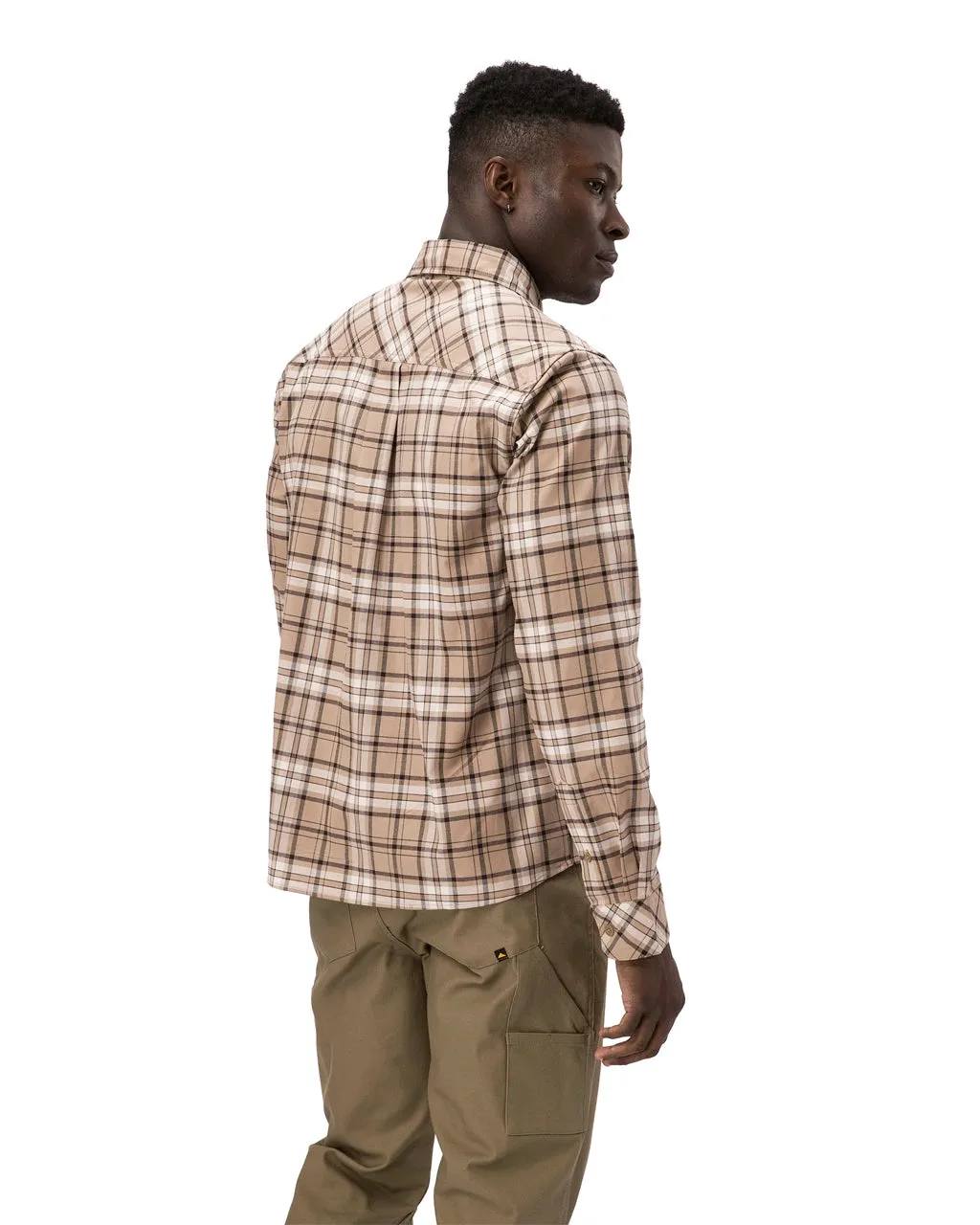 Men's Plaid Long Sleeve Work Shirt