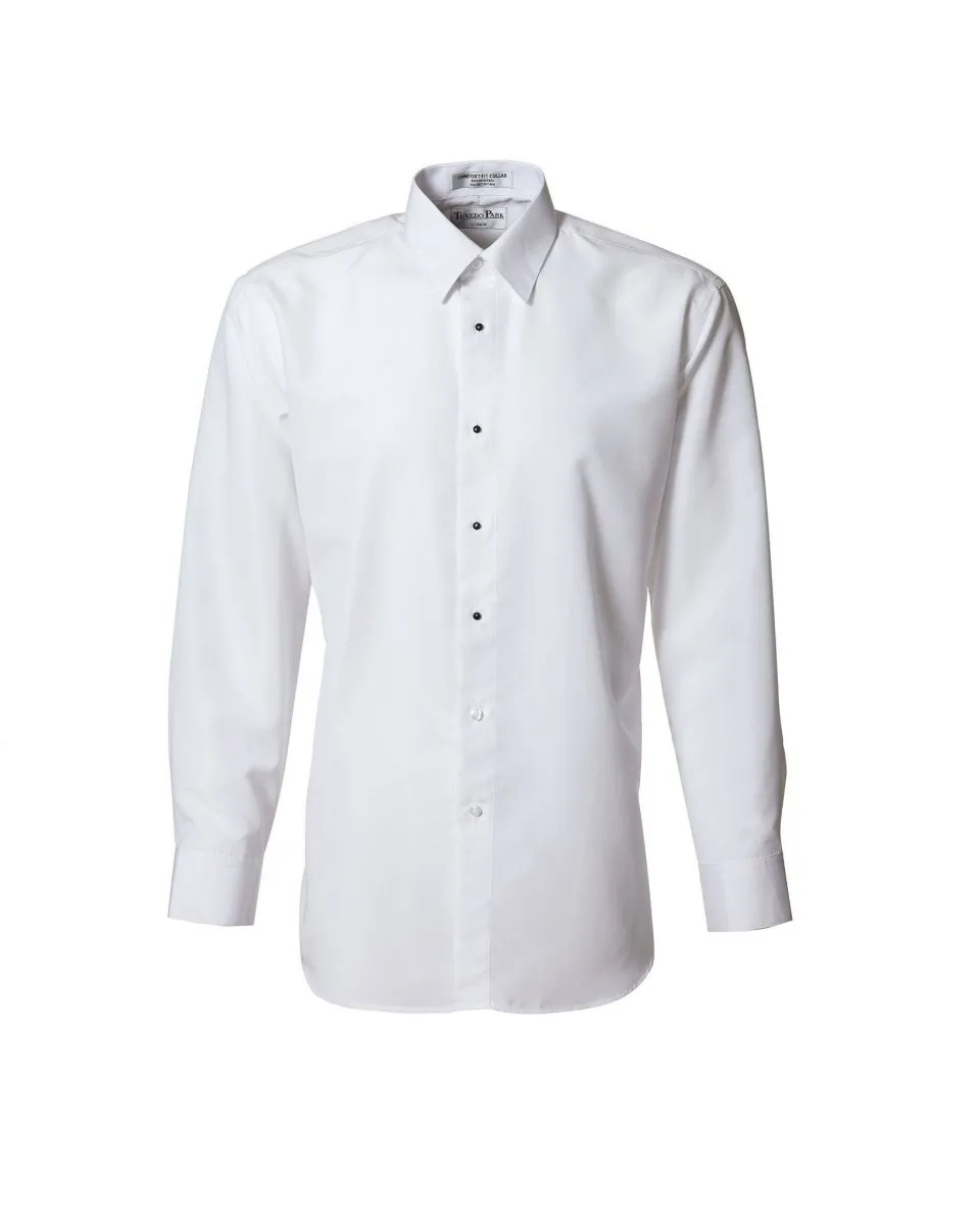 Men's Slim Fit Microfiber Tuxedo Shirts - Plain Front