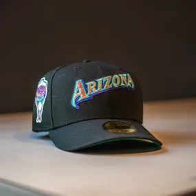 New Era Arizona Diamondbacks Script Green UV (Black)