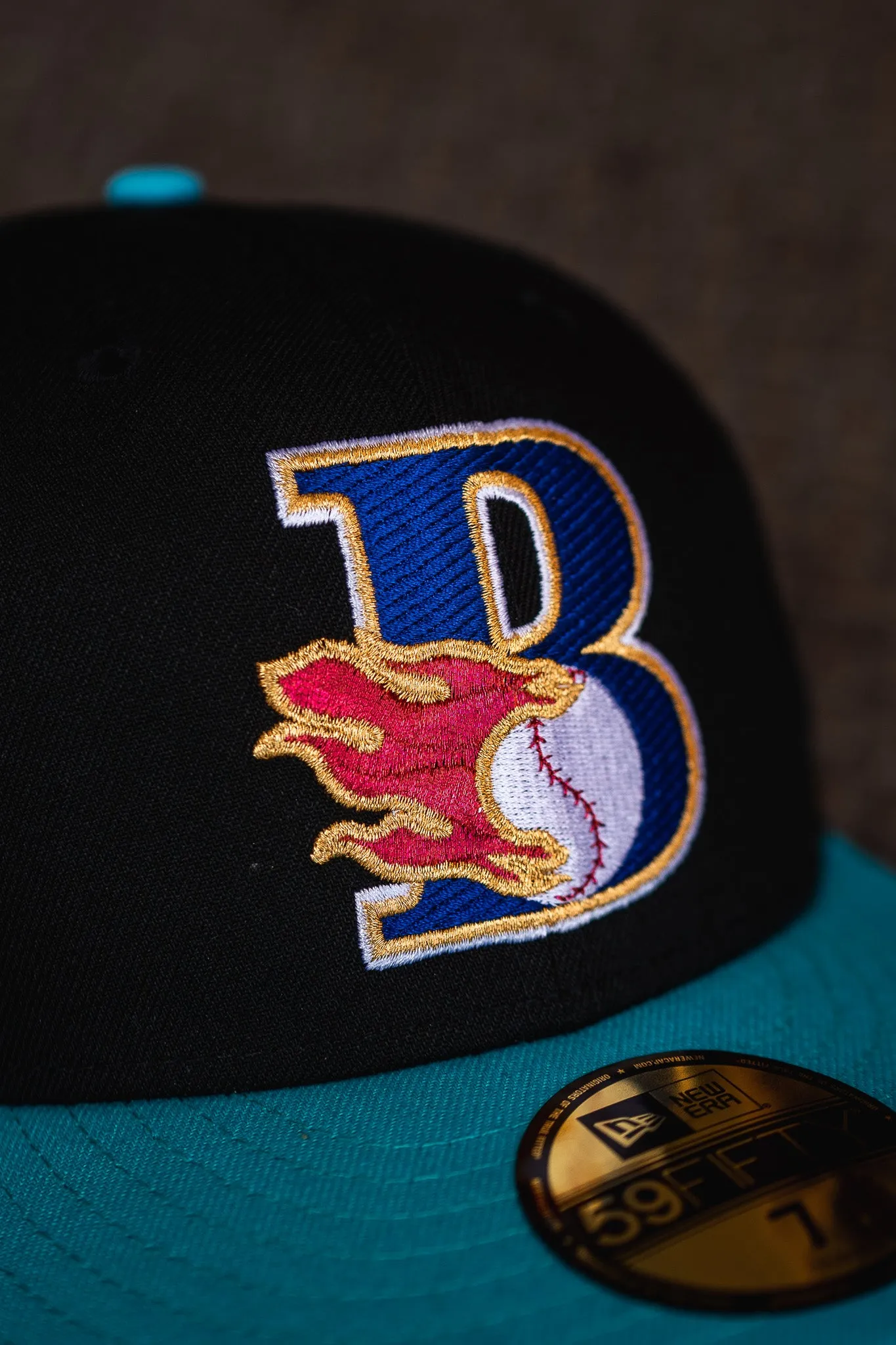 New Era Bakersfield Blaze Royal Blue UV (Black/Teal)