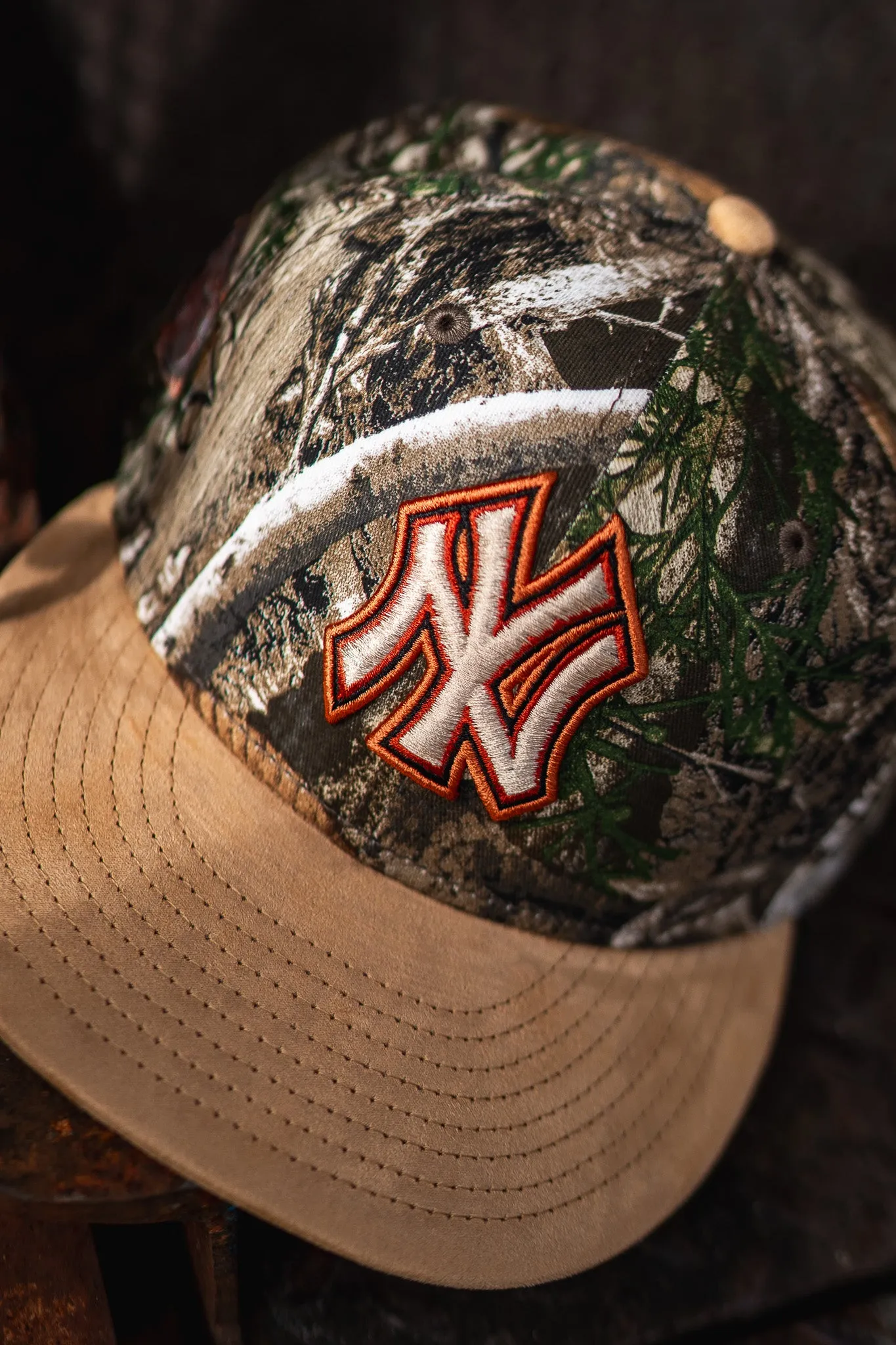 New Era New York Yankees 100th Anniversary Grey UV (Real Tree Camo/Khaki Suede)