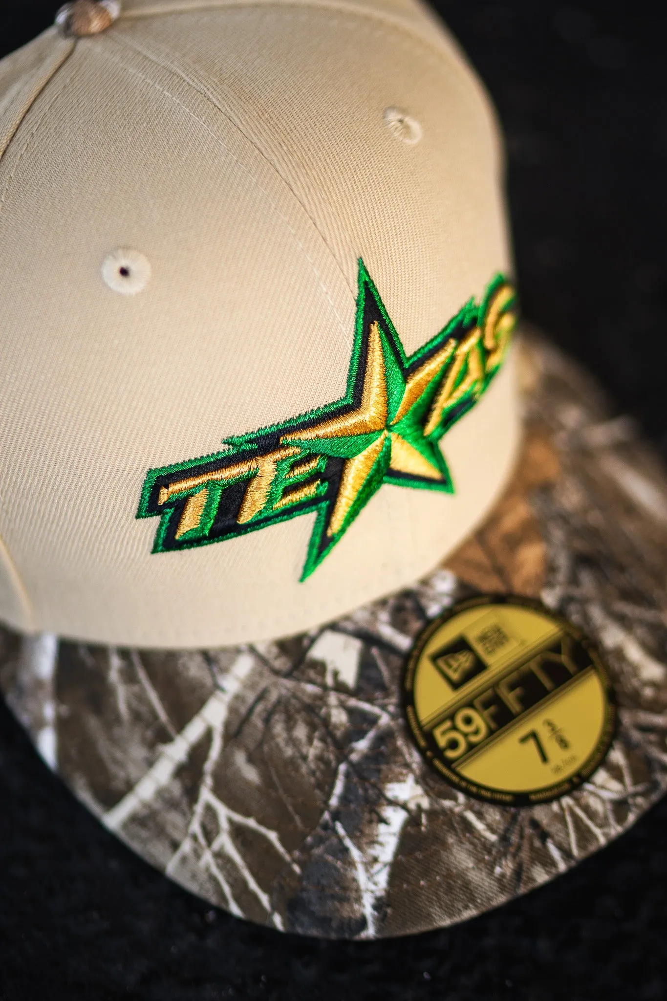 New Era Texas Stars Grey Green UV (Vegas Gold/Real Tree Camo)