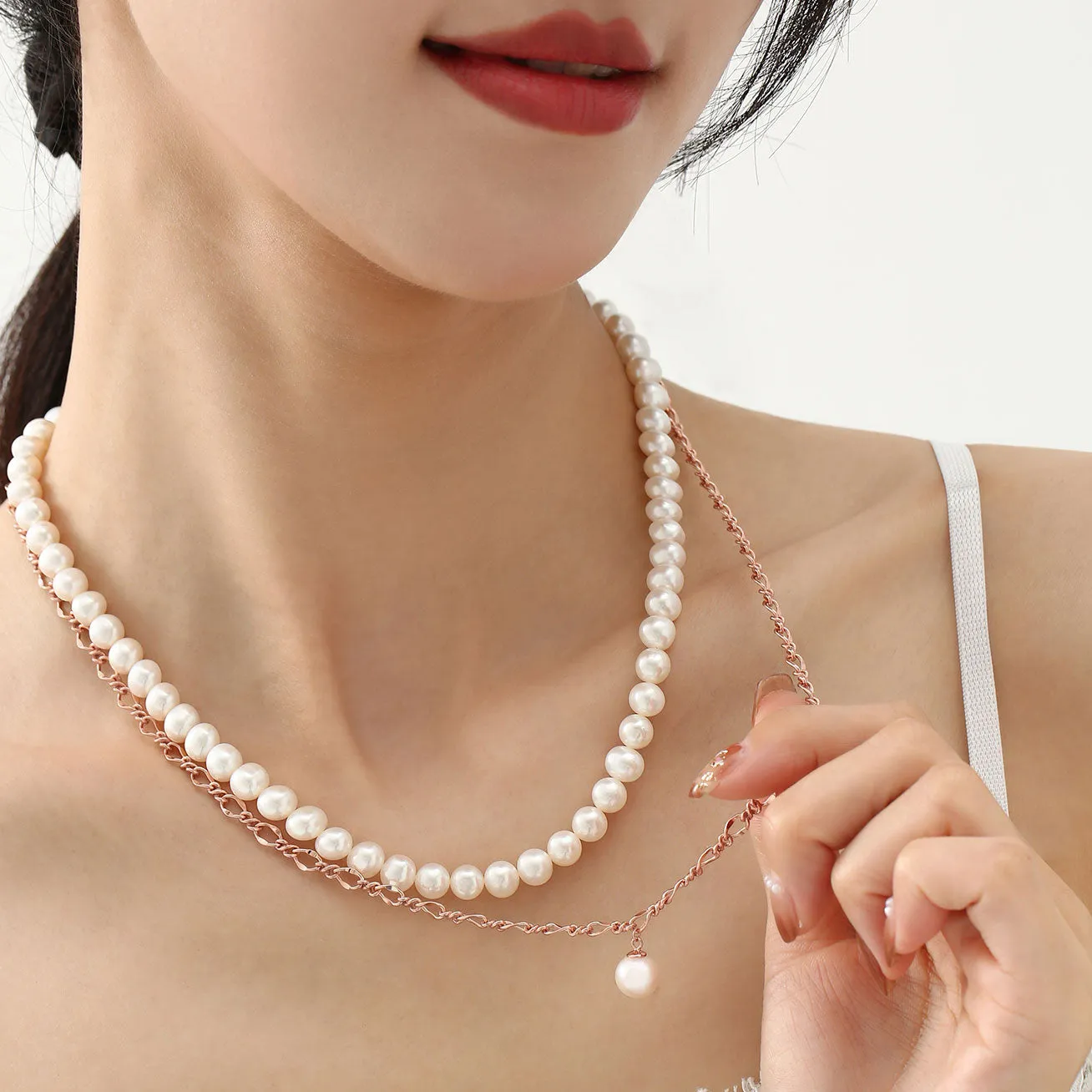 New Yorker Freshwater Pearl Necklace WN00377