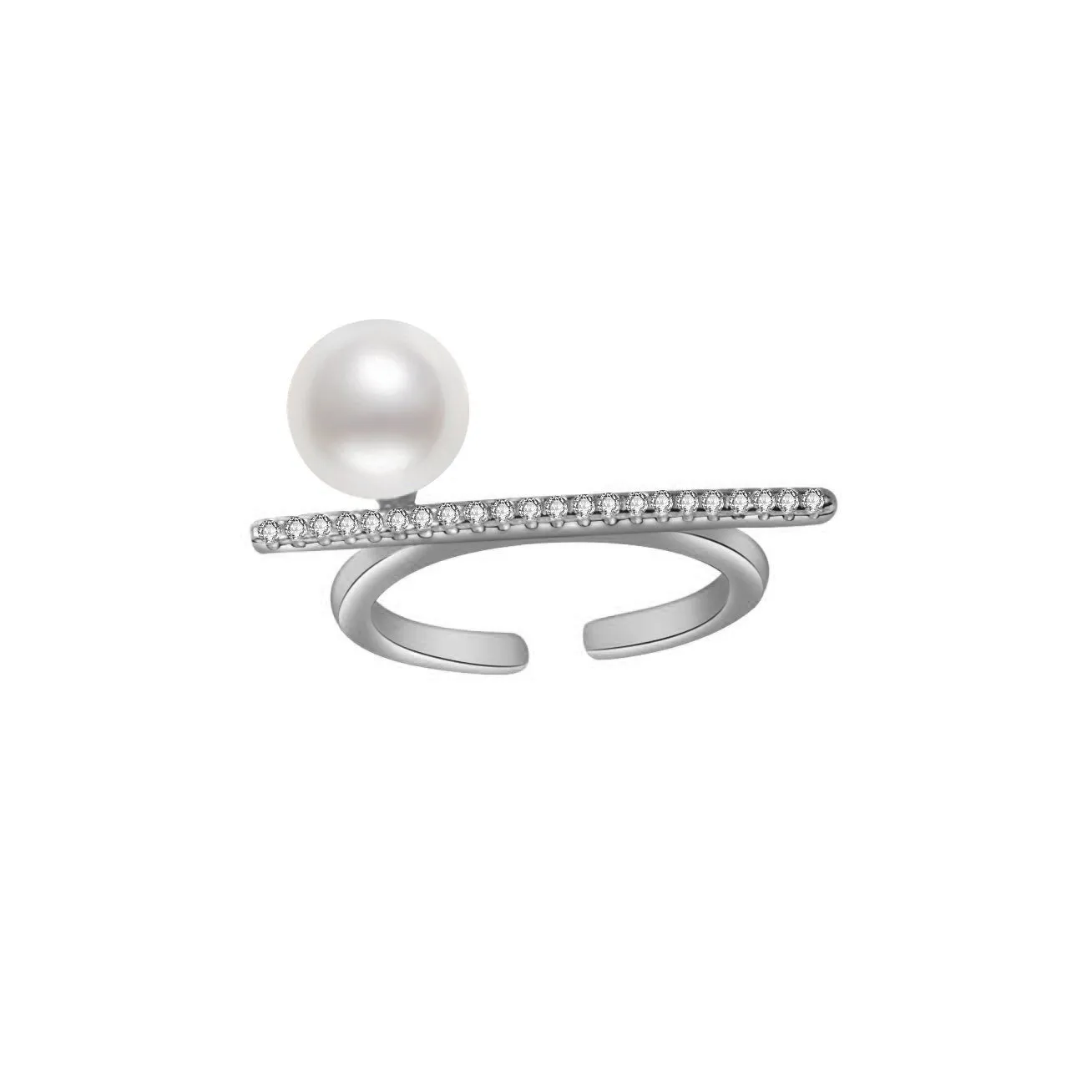 New Yorker Freshwater Pearl Ring WR00048