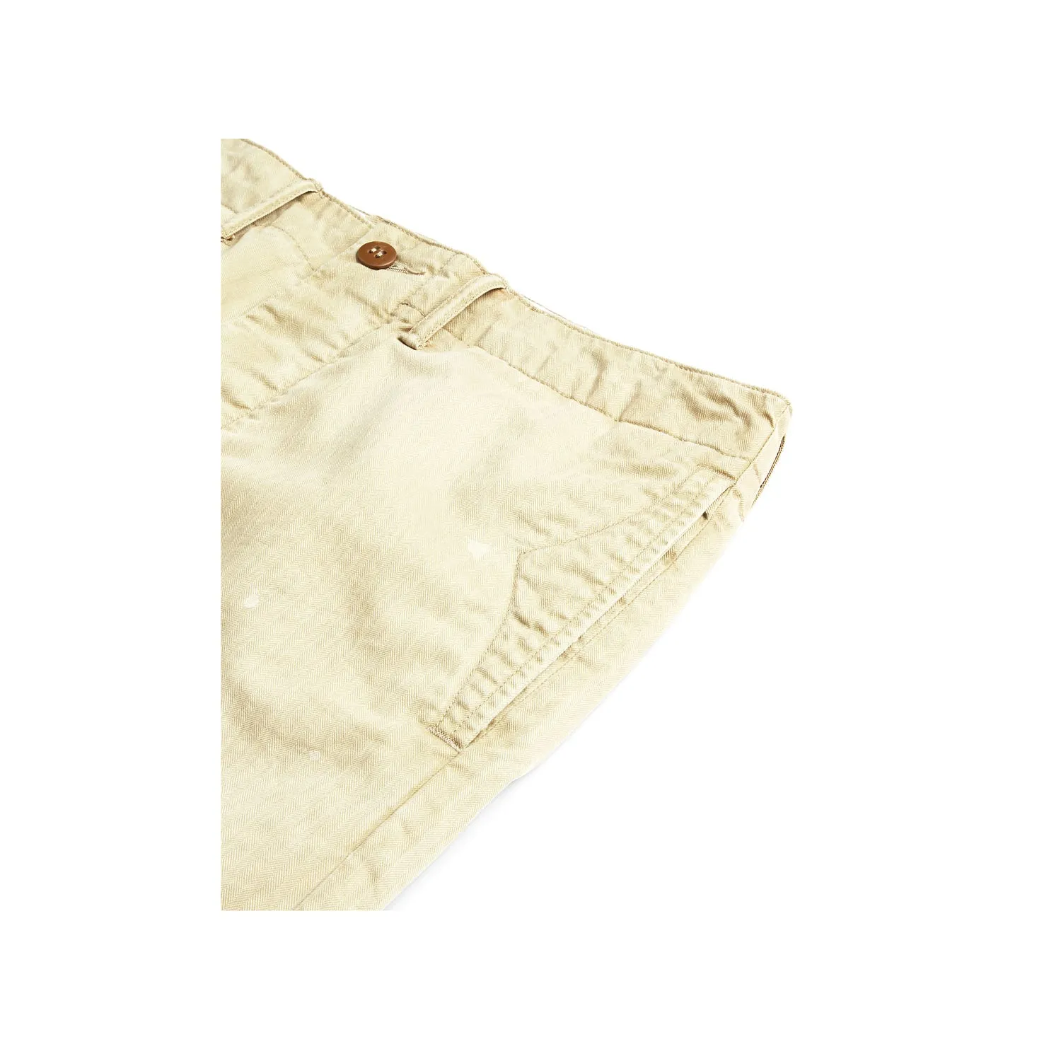 Officer Distressed Herringbone Pant Vintage Khaki FINAL SALE