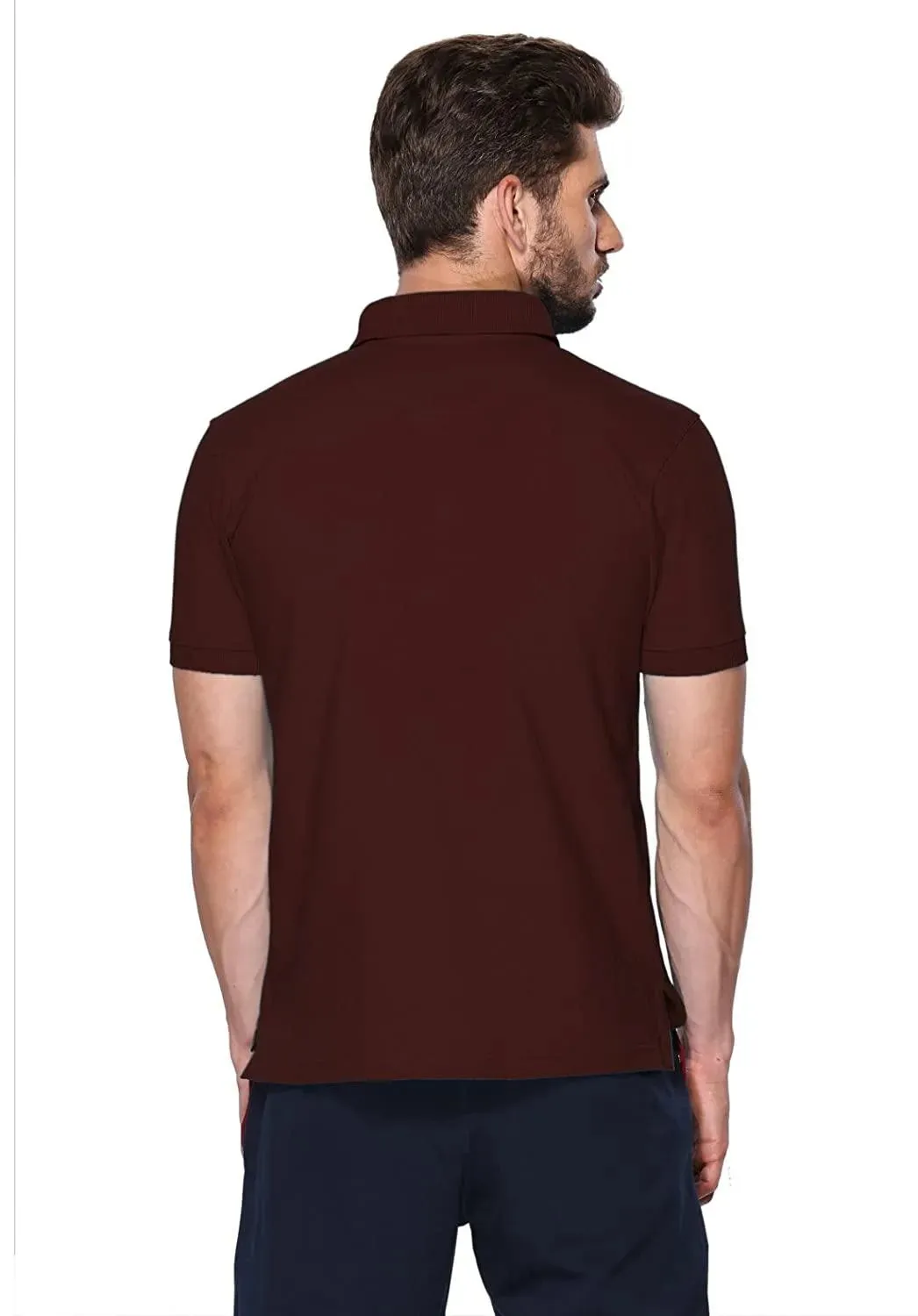 ONN Men's Cotton Polo T-Shirt (Pack of 2) in Solid Camel-Coffee colours