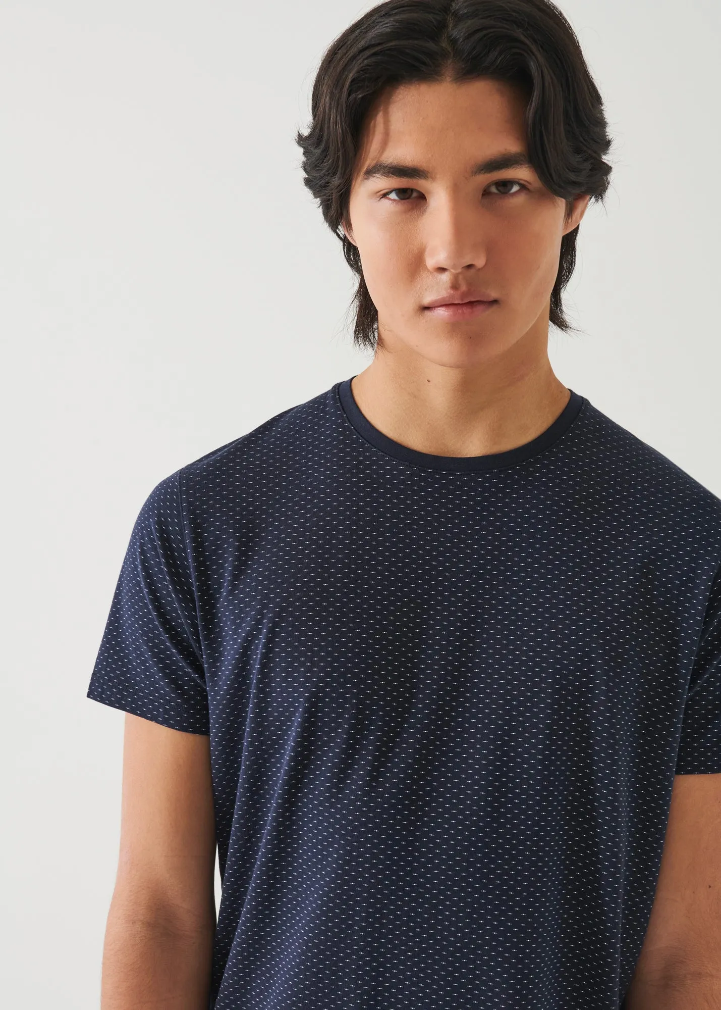 PIMA COTTON STRETCH PRINTED T-SHIRT