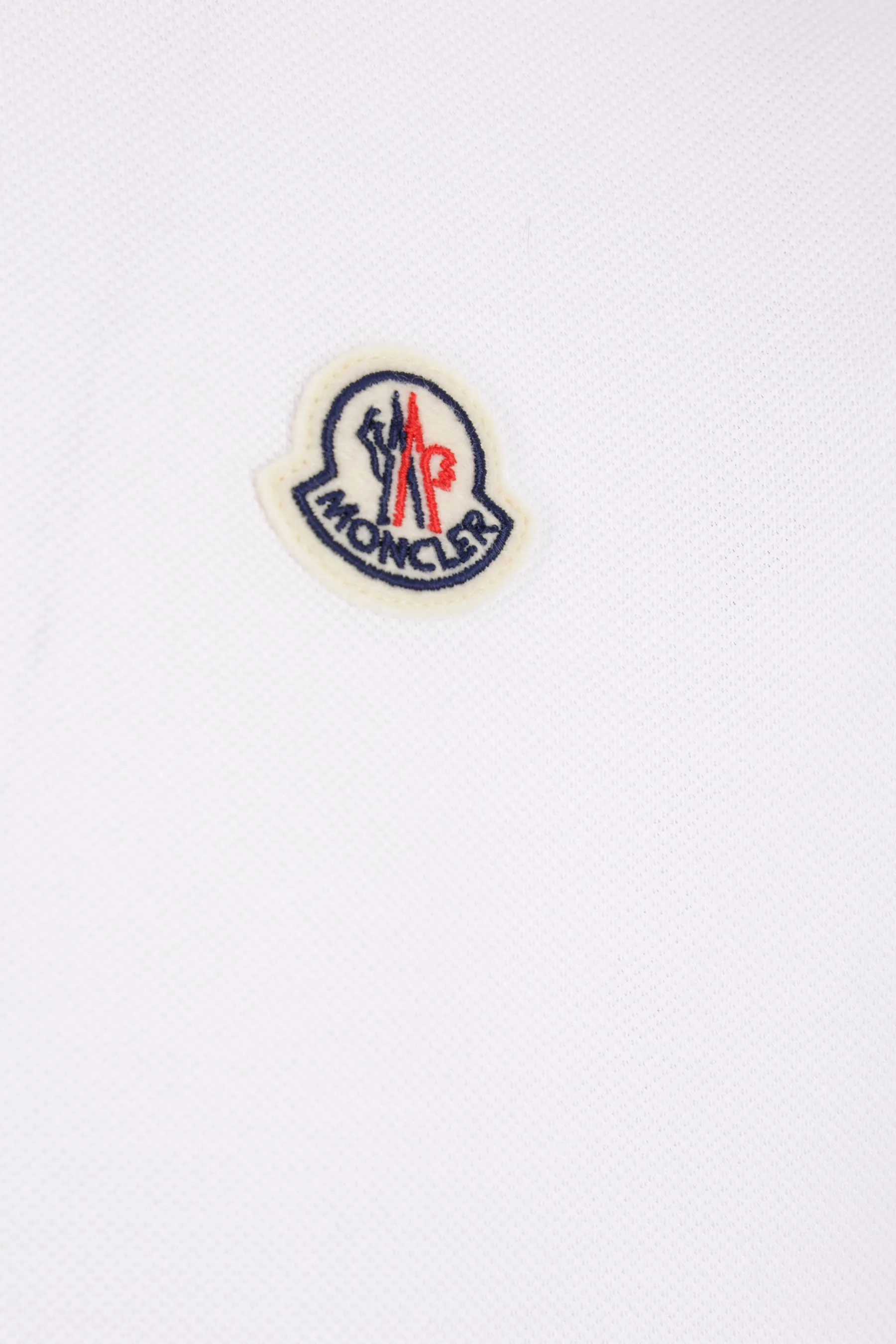 piquet polo shirt with logo patch