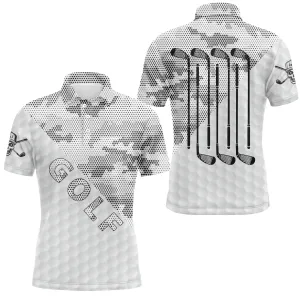 Polo de Golf, Cadeau Original Golfeur, Golfeuse, Polo à Séchage Rapide Homme Femme, Le Crne Golf, Club de Golf, Camouflage - CTS17052222