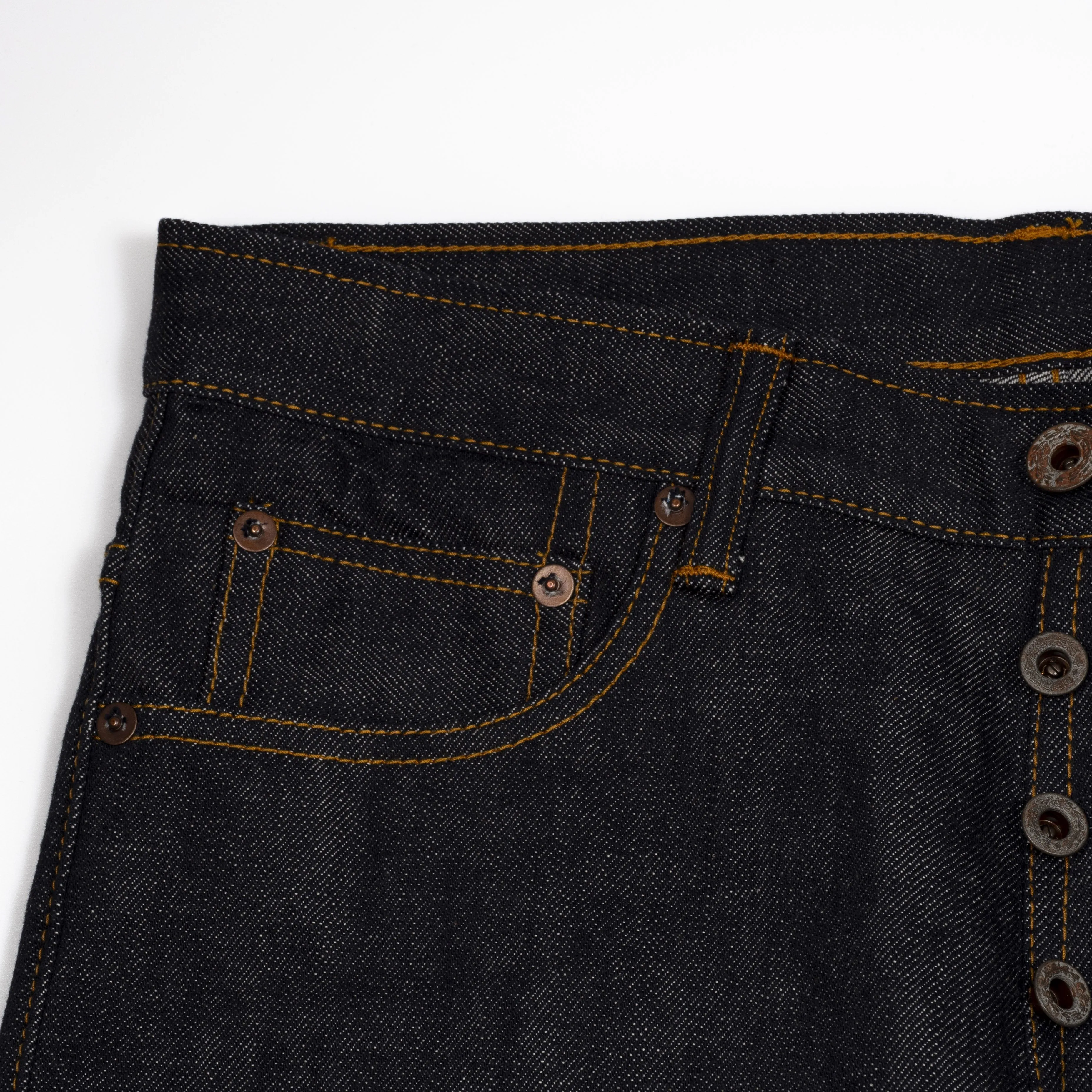 Premium Japanese Ash Indigo Selvedge Denim