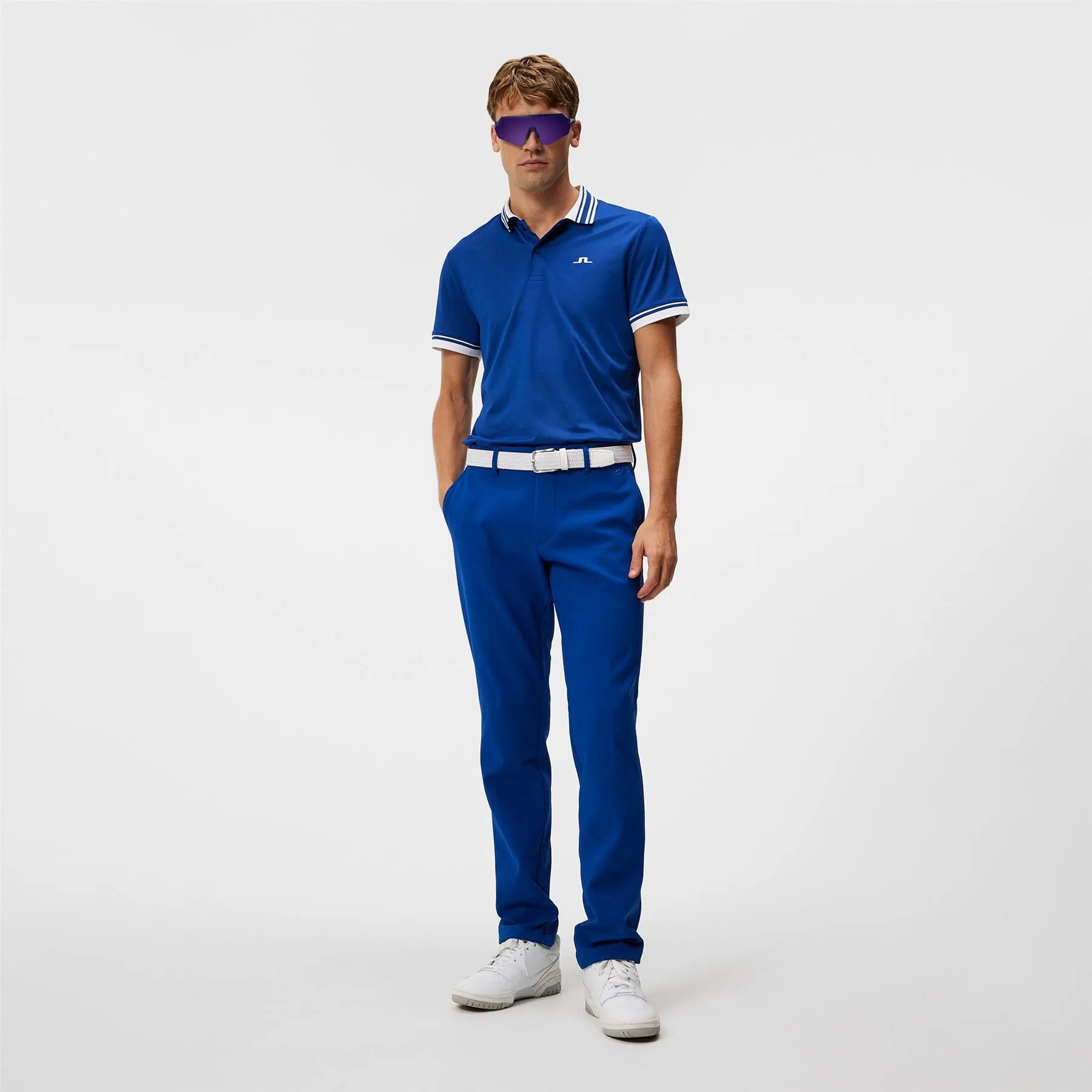 Reeve Tech Mesh Regular Fit Polo Sodalite Blue - W23