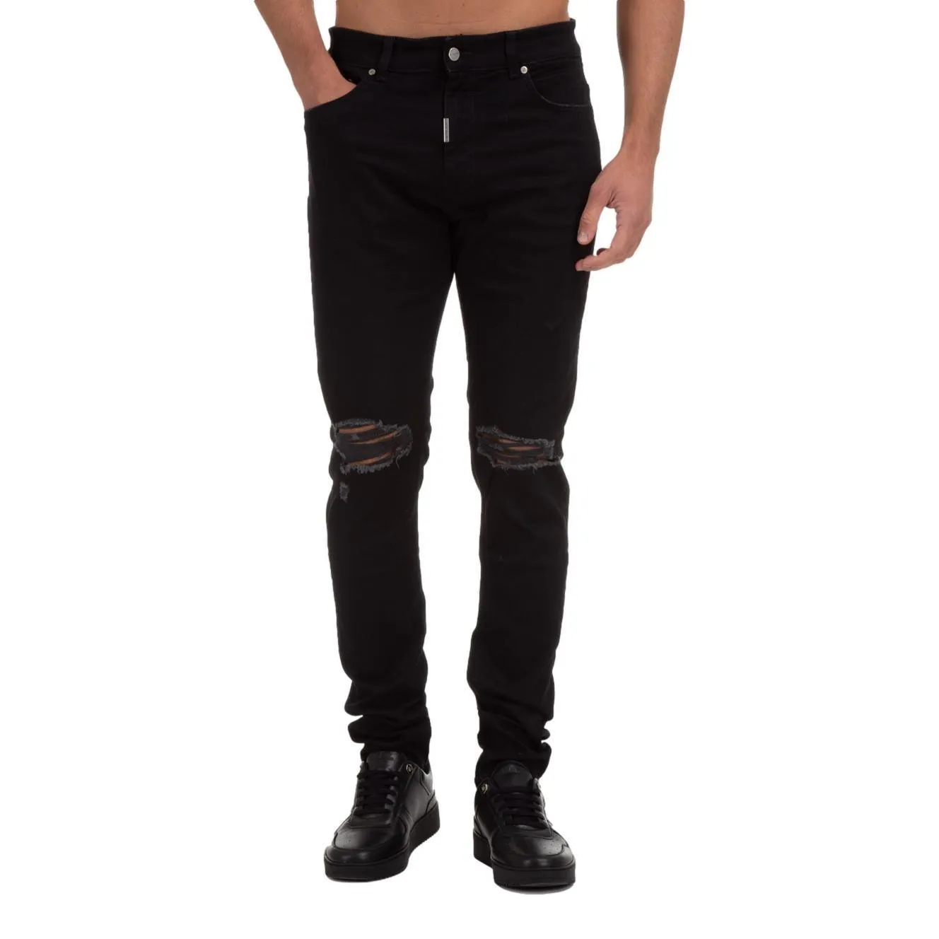 REPRESENT DESTROYER BLACK JEANS