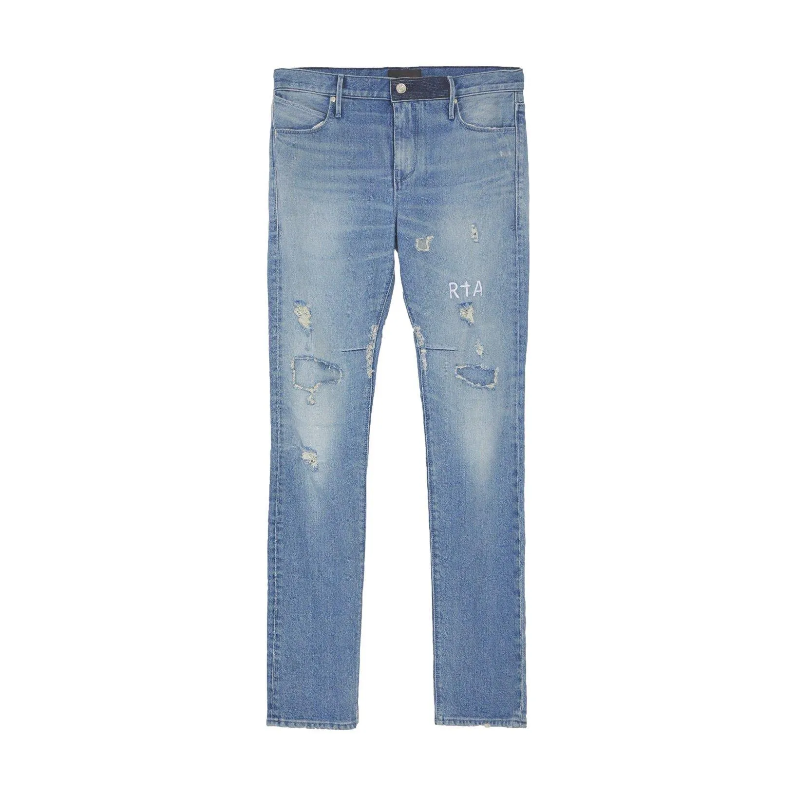 RTA BRYANT MEDIUM BLUE DISTRESSED JEANS