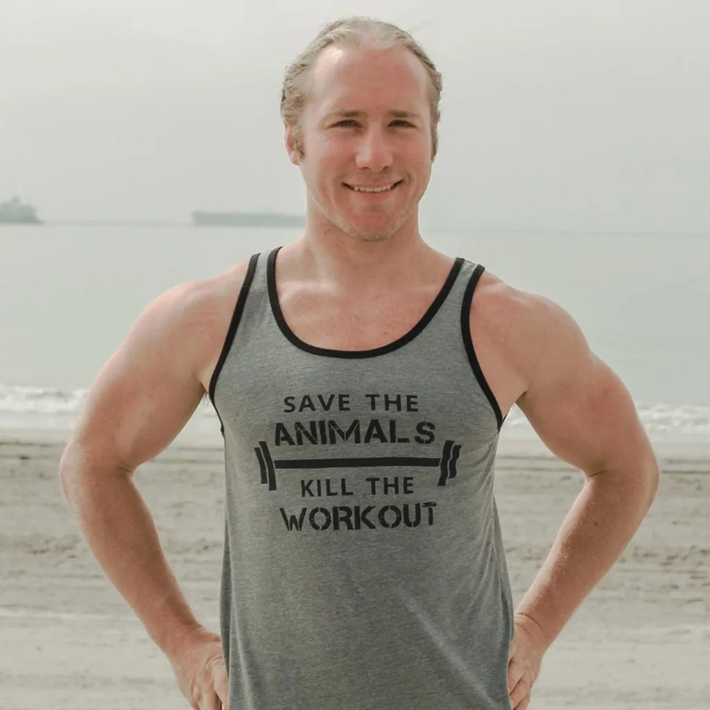 Save The Animals, Kill The Workout Unisex Tank - 3 colors