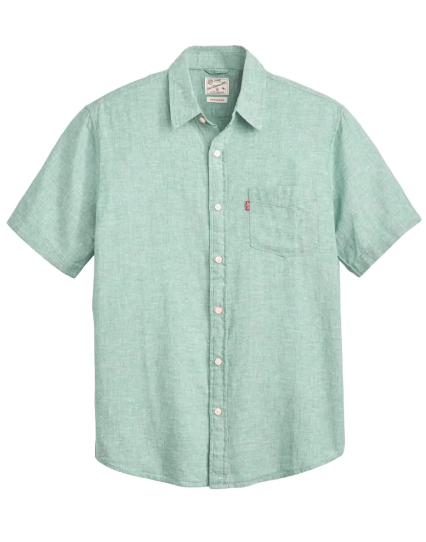 Shirt for man 86624 0051 green Levi's