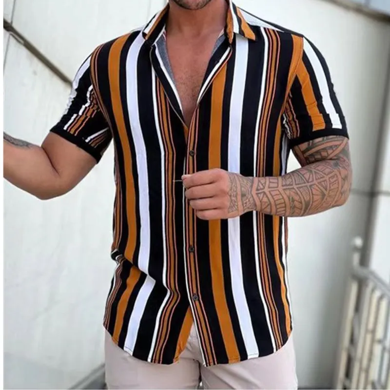 Short Sleeve Striped Shirt