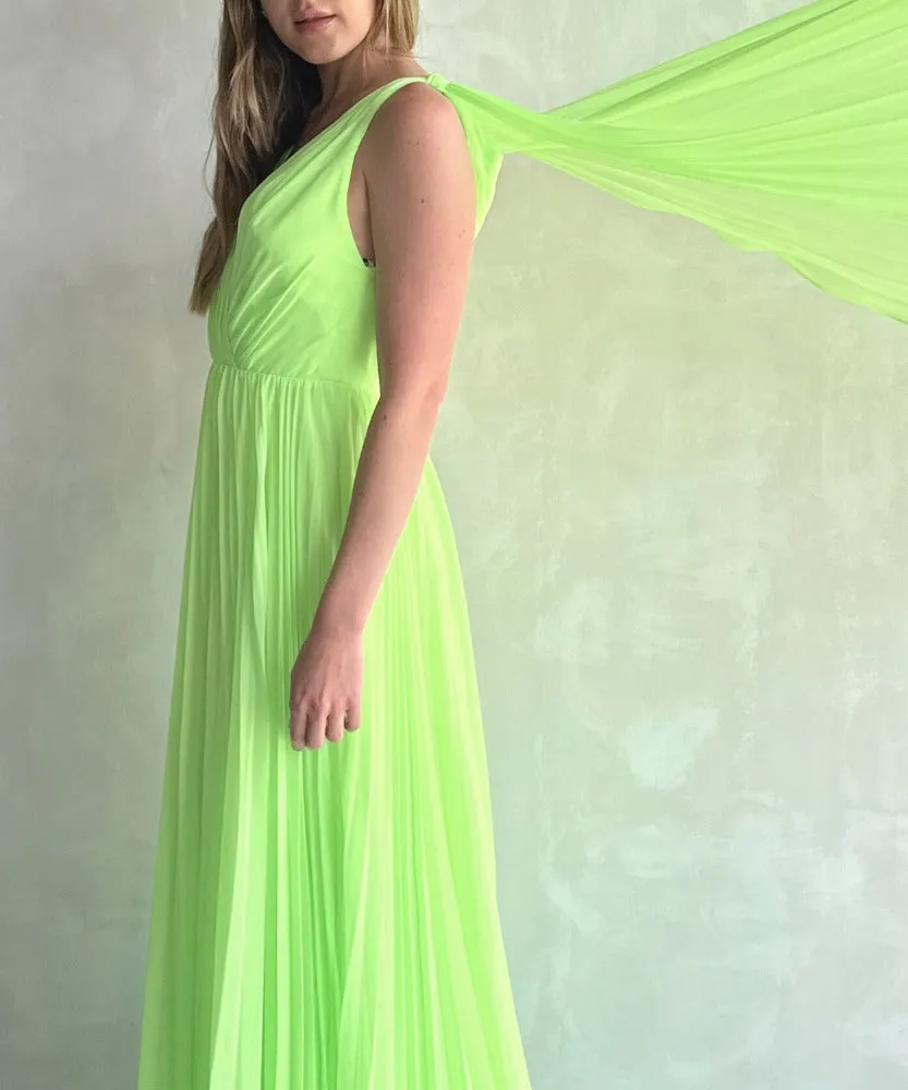 Sleeveless Chiffon Long Dress