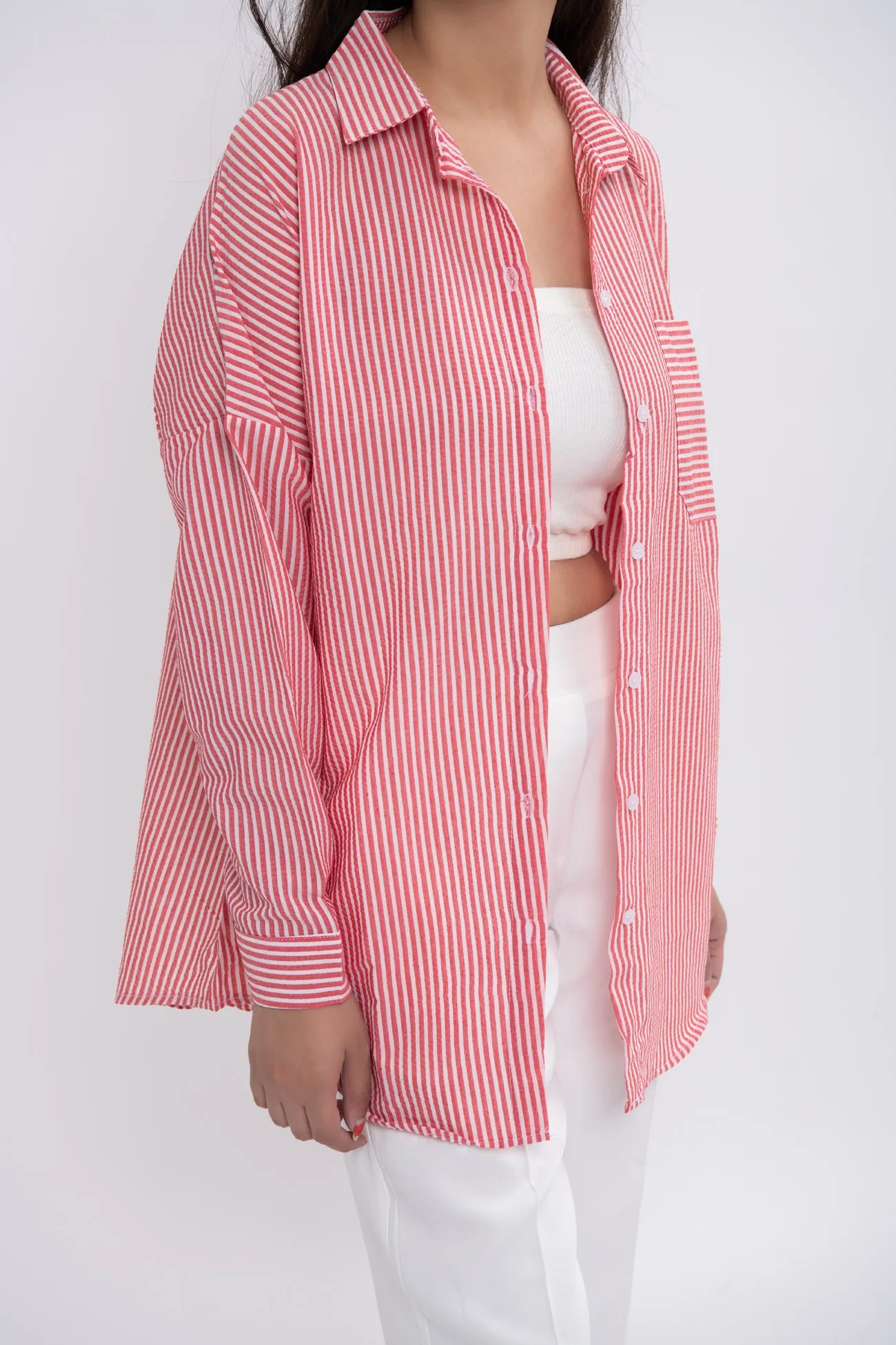 STRIPE OVERSIZED SHIRT