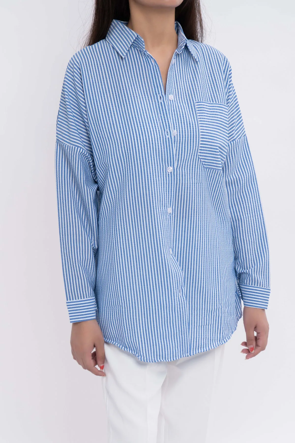 STRIPE OVERSIZED SHIRT