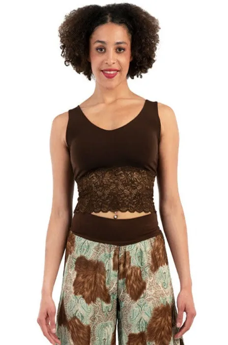 Tango Crop Top with Lace