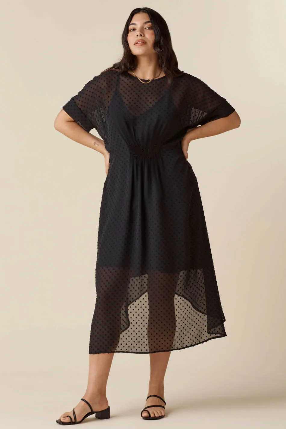 The Convertible Polka Dot Dress