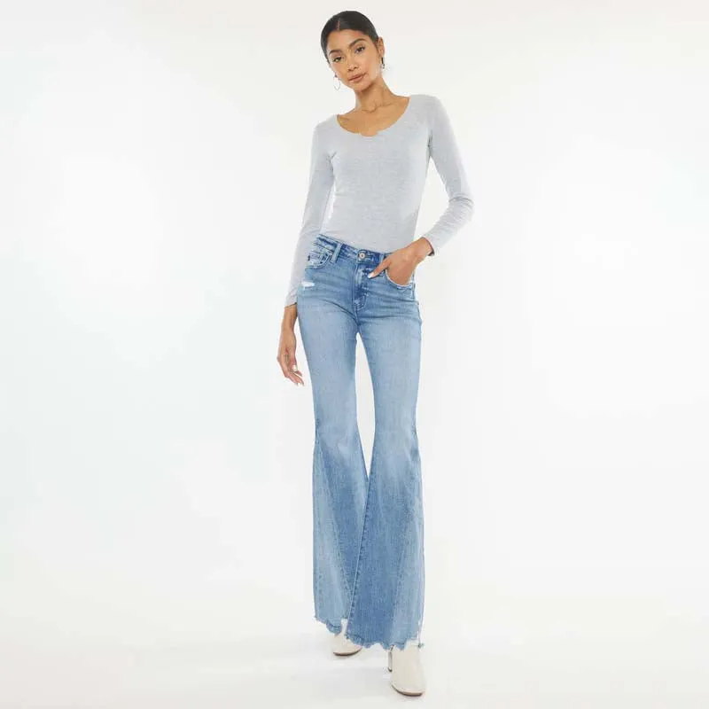 The Rosecrans Mid Rise Flare Jeans