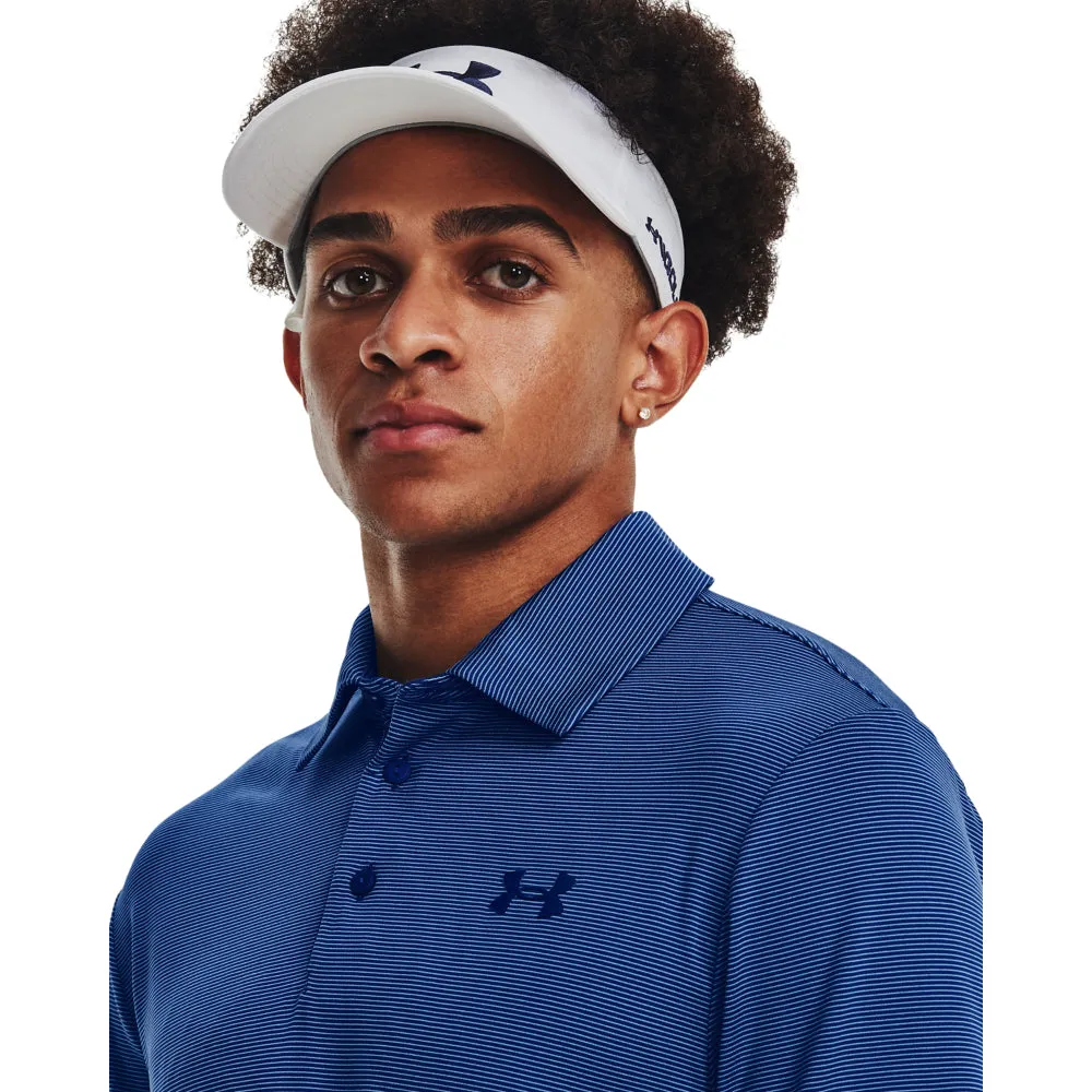 'Under Armour' Men's Playoff 3.0 Stripe Polo - Blue Mirage