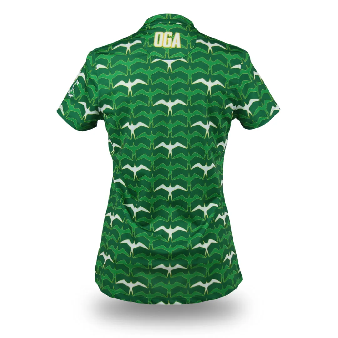 Wasters 3.0 Iwa Flock - OGA Women's Polo - Grass Green