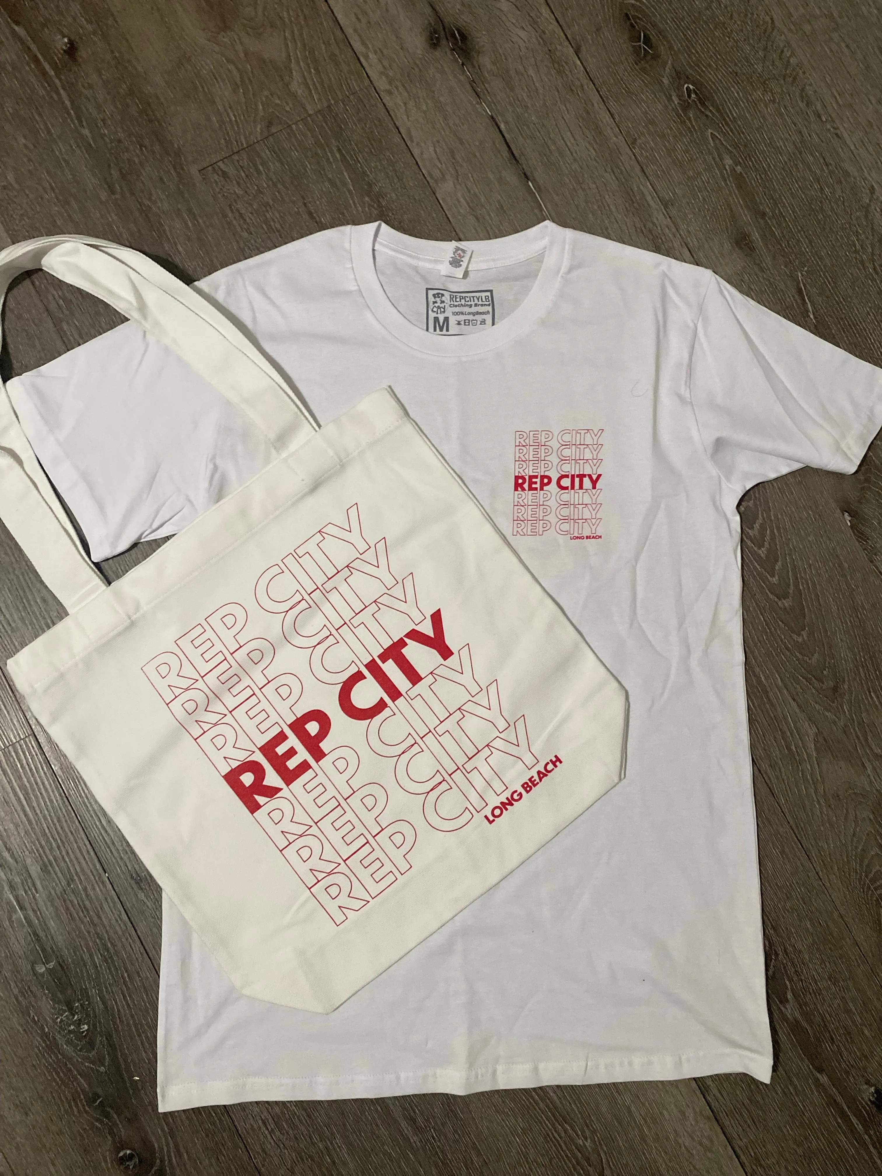 White RepCity T-Shirt