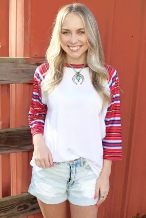 Women's Coyote Cowgirl 3/4 Sleeve Raglan Tee