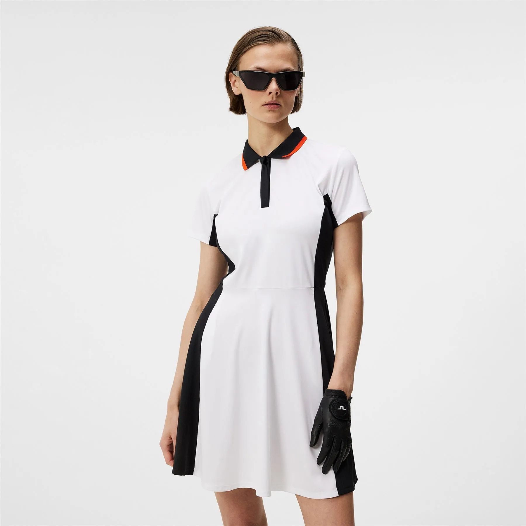 Optimized Title: Womens Dolores White Jersey Dress - Spring/Summer 2024 Collection