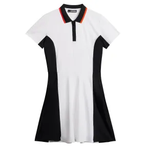 Optimized Title: Womens Dolores White Jersey Dress - Spring/Summer 2024 Collection