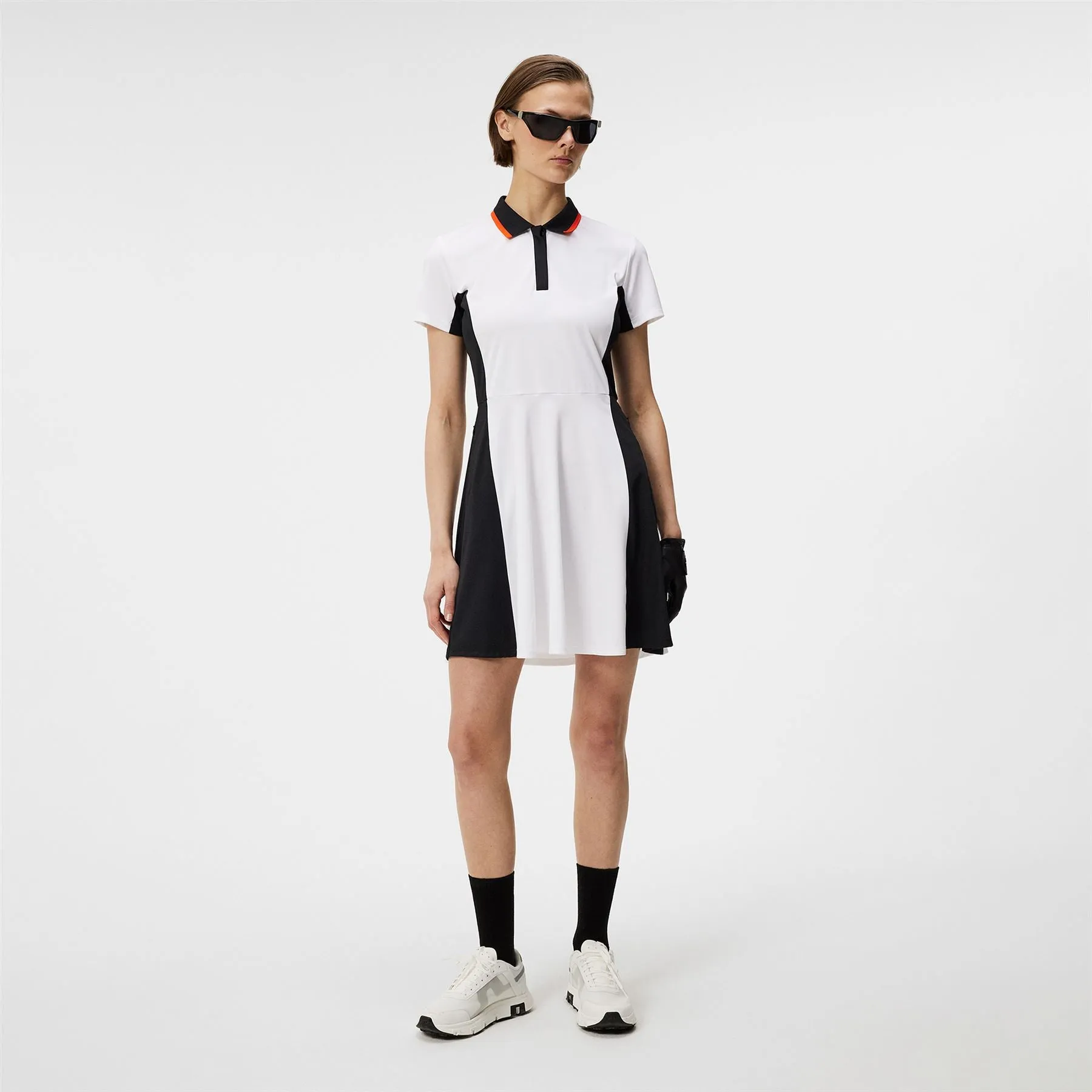 Optimized Title: Womens Dolores White Jersey Dress - Spring/Summer 2024 Collection