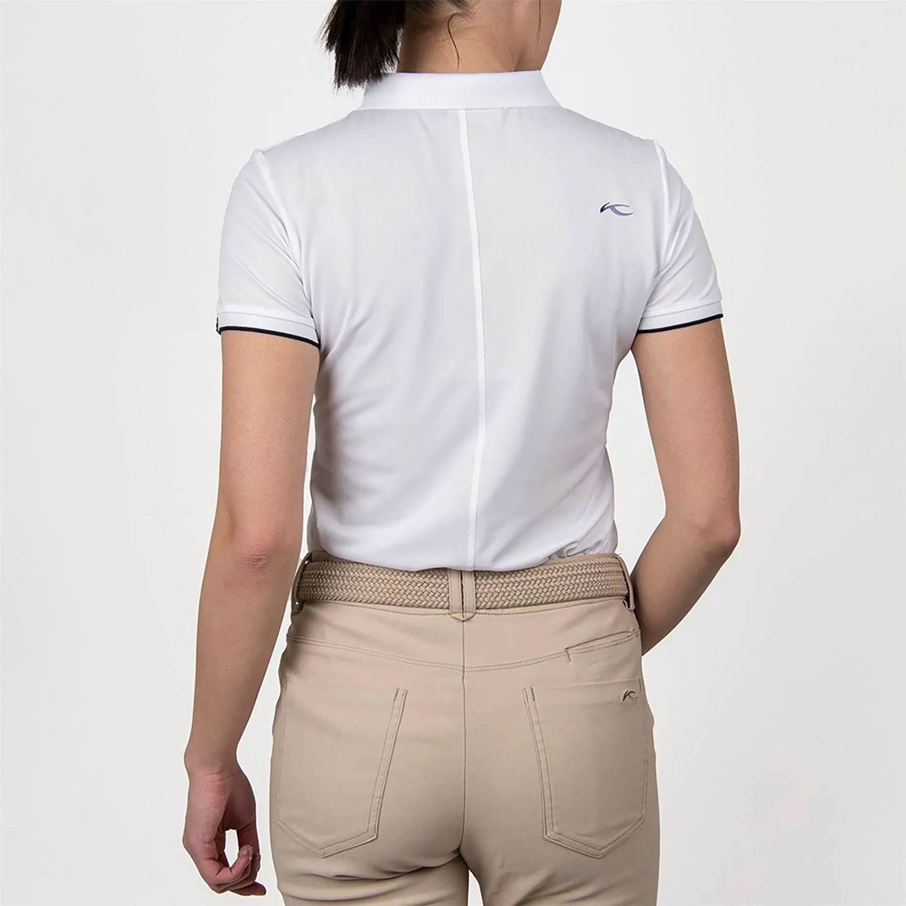 Womens Sia Polo White - SS24